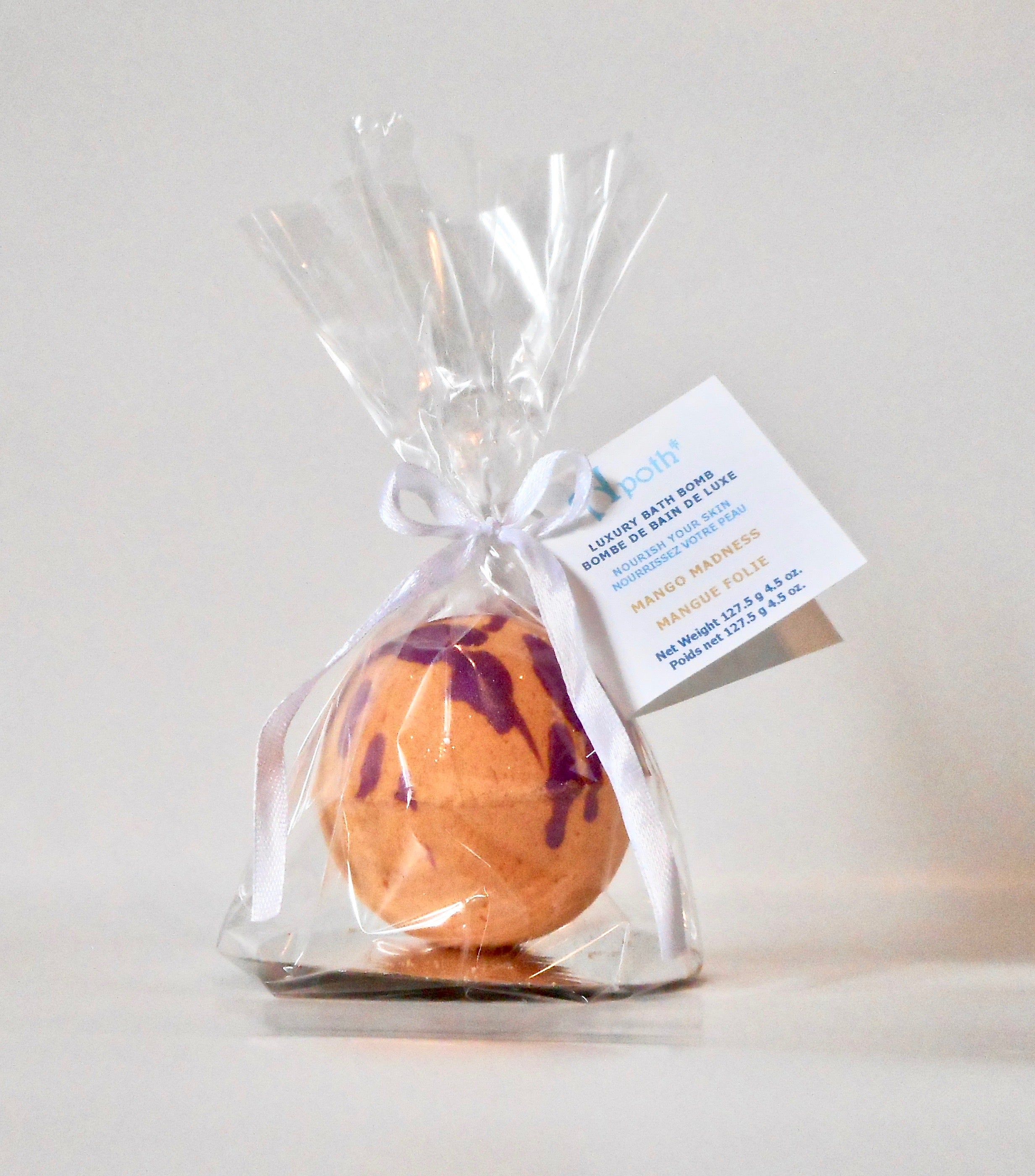 MANGO MADNESS BATH BOMB - Net Weight 127.5 g 4.5 Oz.